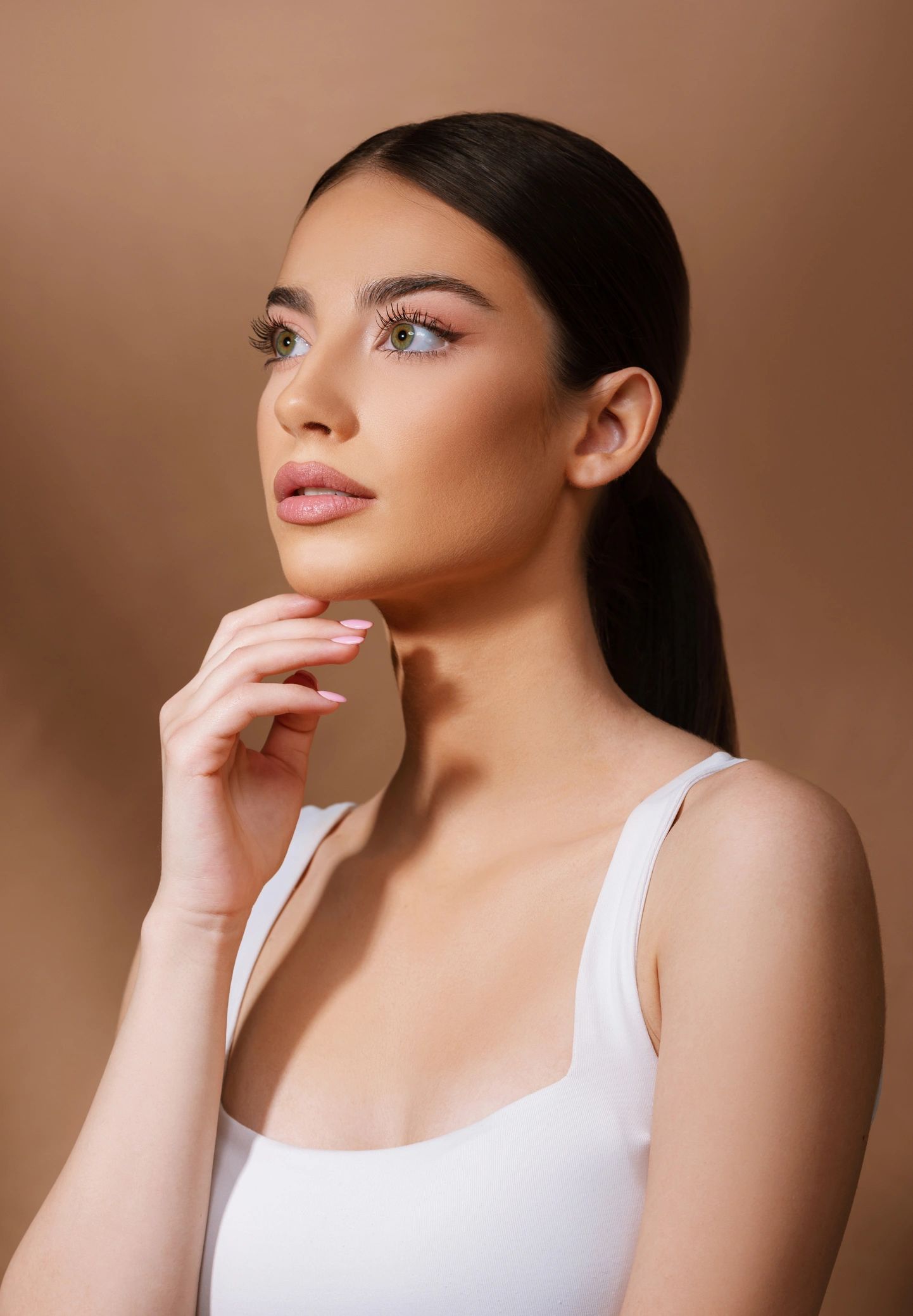 Beauty portrait with soft lighting