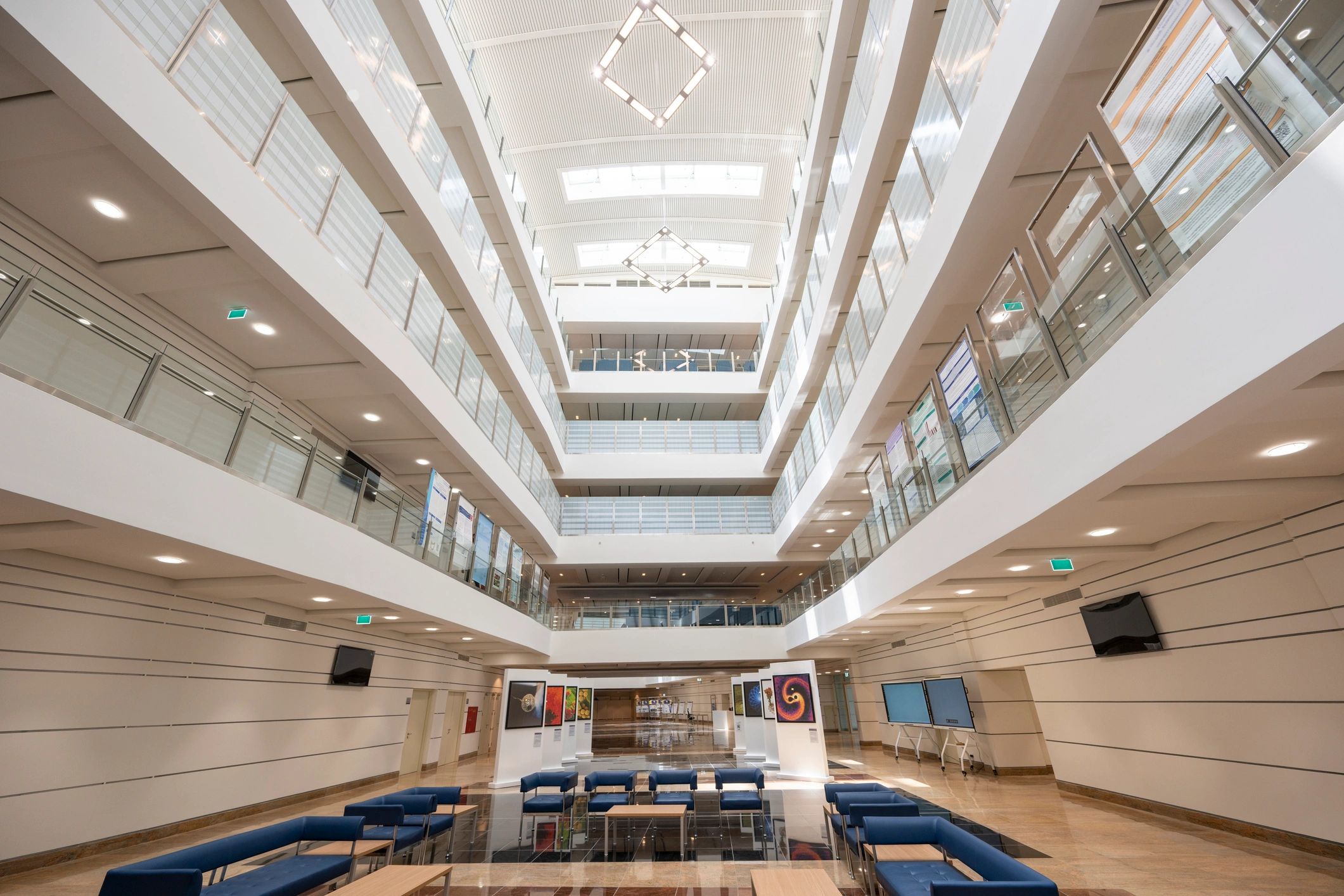 Contemporary architectural interior