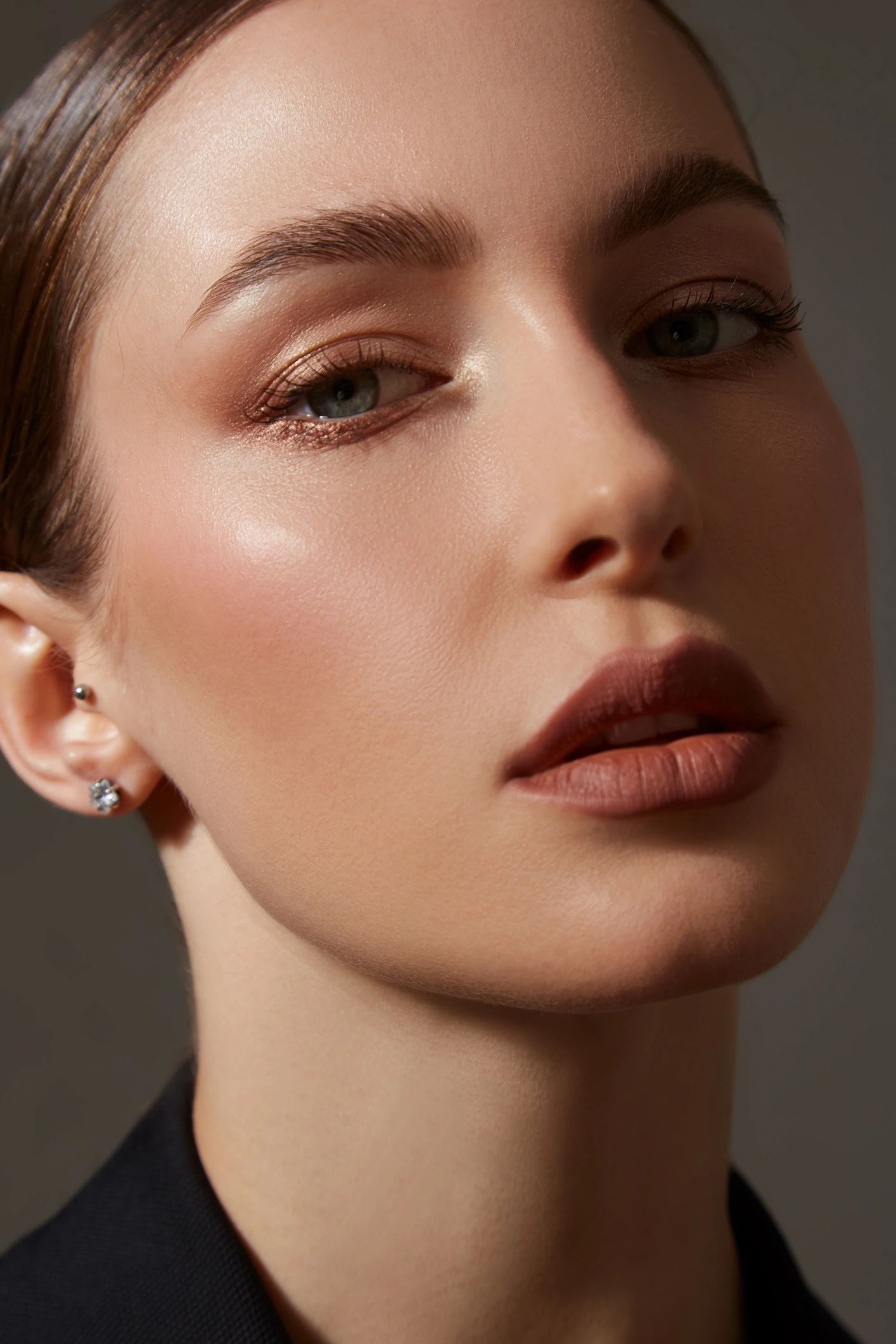 Beauty portrait with natural makeup